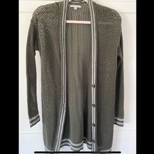 American eagle long mesh cardigan size S